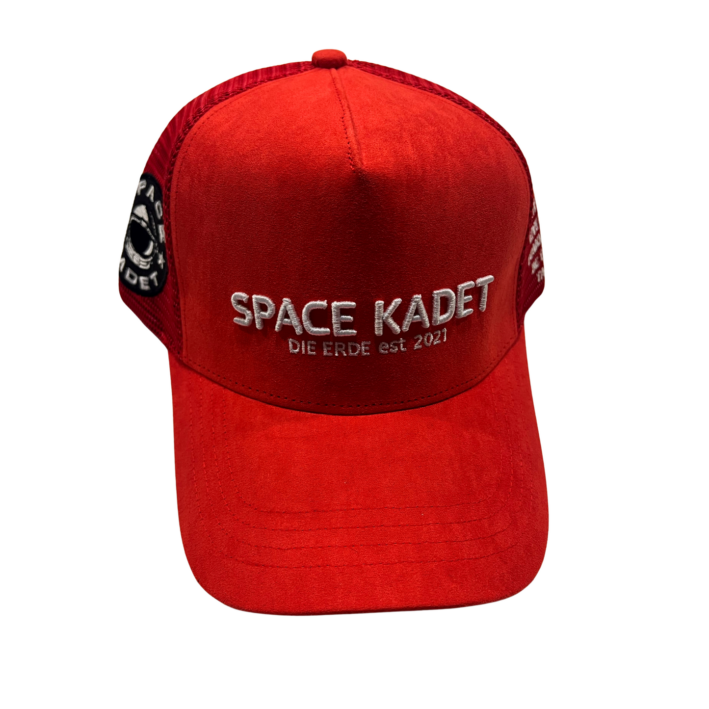 Space Kadet Snap Back Trucker - Asteroid Red