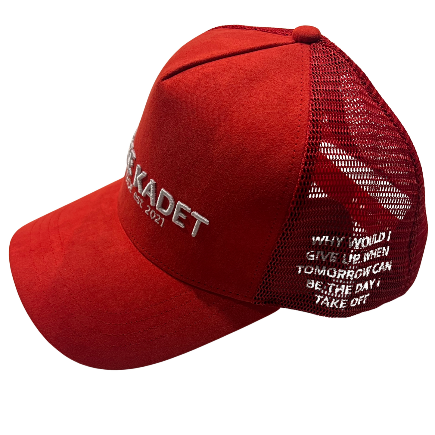 Space Kadet Snap Back Trucker - Asteroid Red